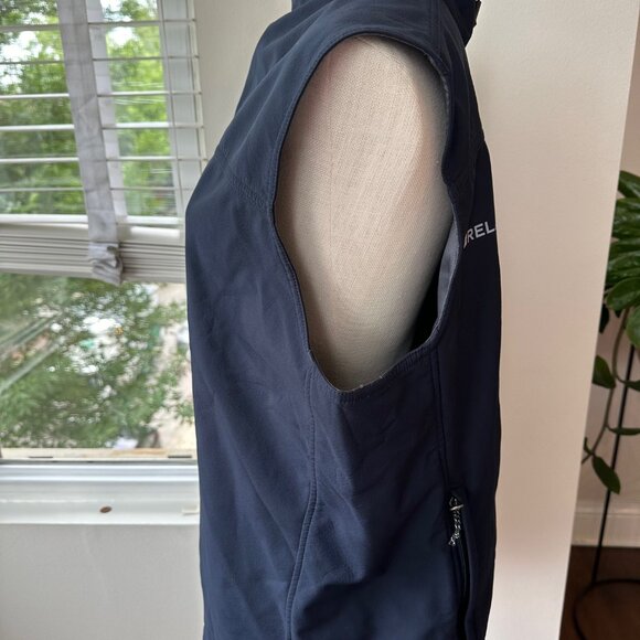 Elevate Trimark Men's Stinton Softshell Vest Navy Size Medium Corporate Branded - Picture 5 of 7